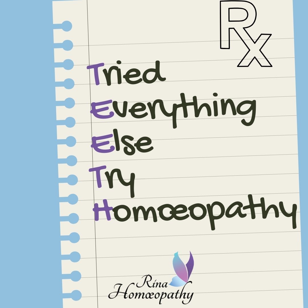 Try Homeopathy